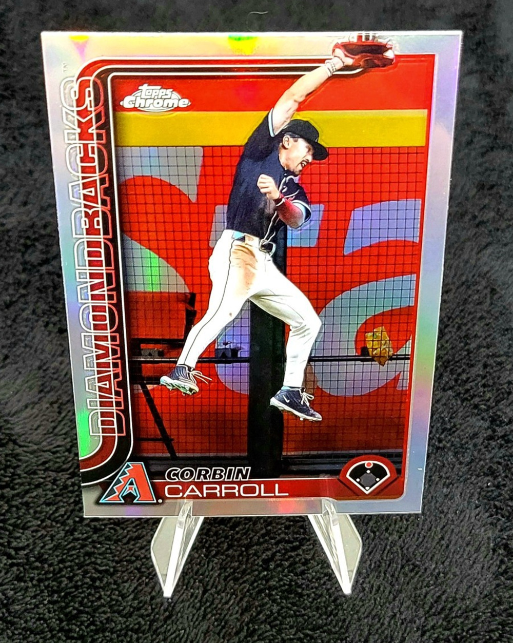 2025 Topps Chrome Corbin Carroll #268 Image Variation Refractor SP Diamondbacks